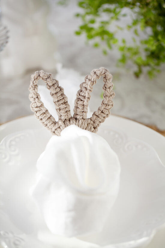 Napkin rings - bunny ears