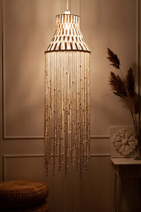 Macrame Lampshade 20/40cm, h 110cm, #3
