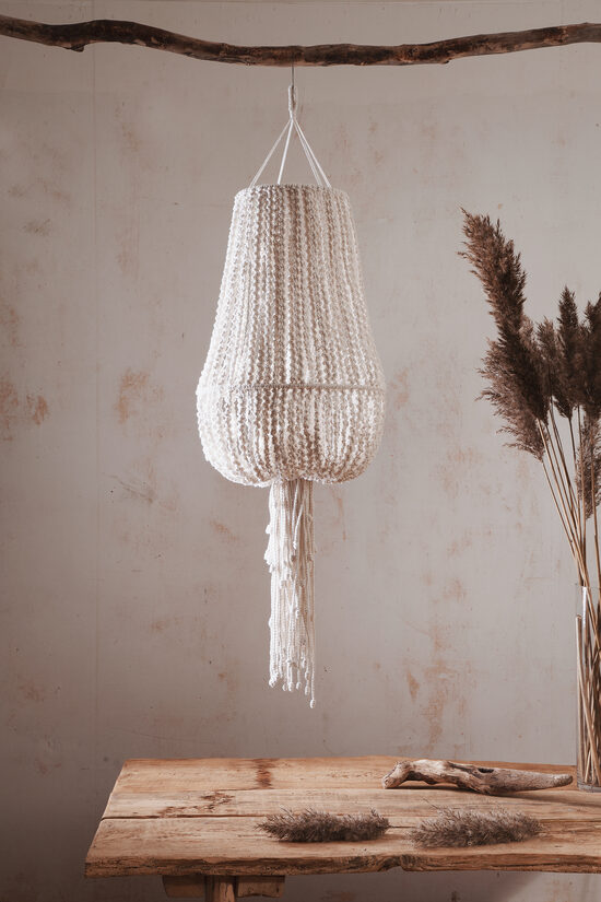 Macrame Lampshade, 25/40cm, h 100cm, #6