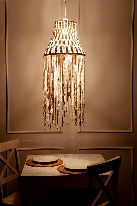 Macrame Lampshade 20/40cm, h 90cm, #3