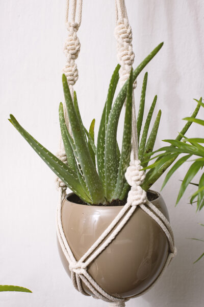 Macrame Plant Hanger, M, L-Size, #15