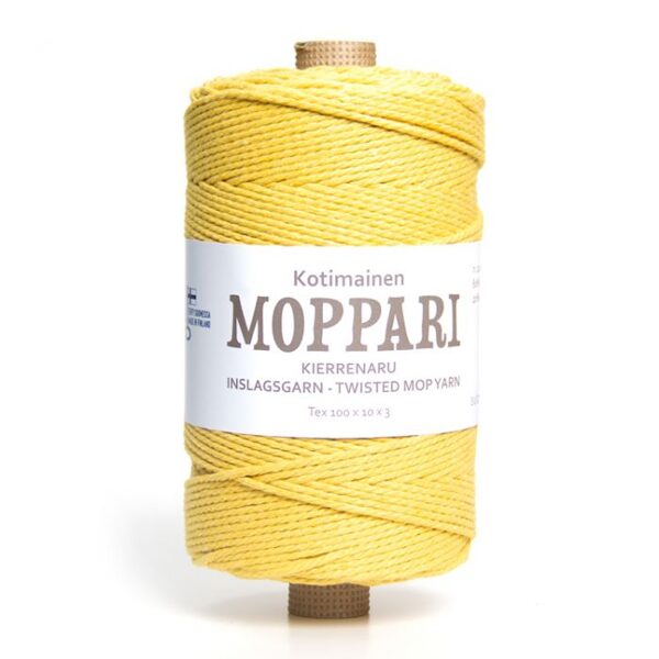 3-pavedienu vīta aukla 3mm, dzeltena