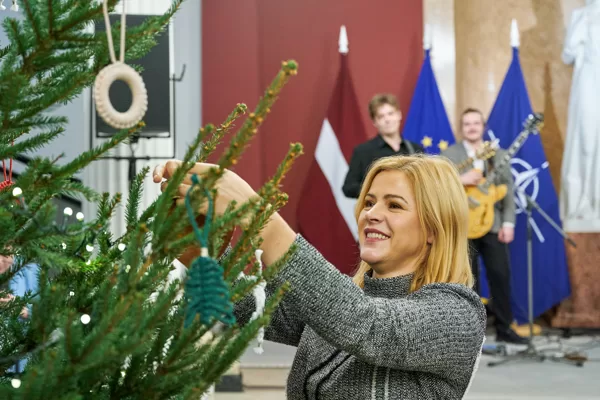 Ministru egles iedegšana 2023. Foto: Valsts kanceleja