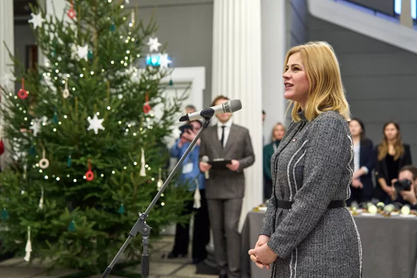 Ministru egles iedegšana 2023. Foto: Valsts kanceleja